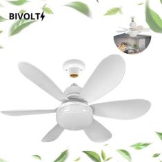 Ventilador de Teto com Pás em ABS e Luz LED  Beleza e Funcionalidade e