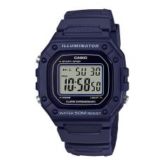 Relógio de Pulso Masculino Casio Digital Azul Standard W-218H-2AVDF