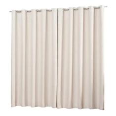 Cortina Blackout Em Tecido 3,00X2,80 Corta Luz Palha