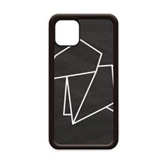 Capa abstrata de elefante origami formato geométrico para iPhone 11 Pro Max para Apple Mobile Case Shell