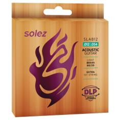 Encordoamento Violão Aço 012 Solez Bronze 80/20 DLP SLAB12