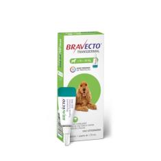 Bravecto® Cães Transdermal 500mg - Antipulgas e Carrapatos - Cães de 10 a 20kg - 1 Pipeta 1,79ml - MSD Saúde Animal