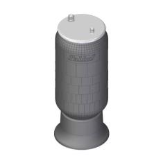 Bolsa Pneumática Suspensão Eixo Carreta Randon com base - Fabbof Compo