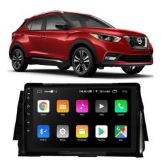 Kit Central Multimídia Android Nissan Kicks 2017 2018 2019 2020 2021 2