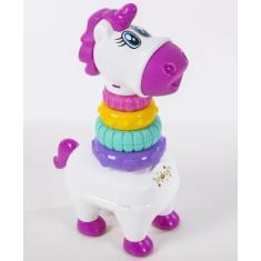 Brinquedo Didático Blocos Unicórnio Baby Pony Solapa - Maral