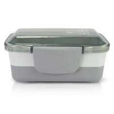 Pote Marmita de 2 Andares 950ml Jacki Design - JOY (CINZA)