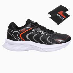 Tênis Masculino Esporte Academia Caminhada Conforto Dia a Dia + Carteira-Masculino