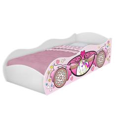 Cama carro móveis para quarto infantil meninas com colchão - DULLAR Mó