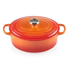 Panela Oval Signature 31 Cm Laranja Le Creuset