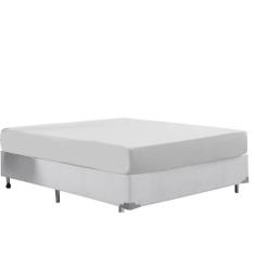 Lençol Avulso King 400 Fios Com Elástico Branco Barato