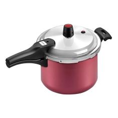 Panela De Pressão Panelux 4,5l Antiaderente Cereja