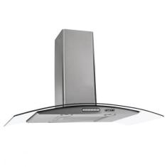 Coifa de Parede Fogatti Slim 90cm Vidro Curvo Inox - 110V, 110V