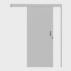 Porta de Correr Madeira 215x80cm Sobrepor Reversível Melamínico mgm