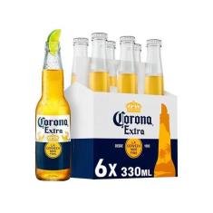 Cerveja Corona Extra Lager 6 Unidades - 330ml, 6 Unidades