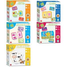 5 Jogos Educativos Alfabeto Mamãe Números Opostos Soletrando