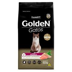 Ração Golden Gatos Castrados Adultos Sabor Frango 10,1 kg - PREMIER