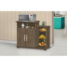 Fruteira balcão p/ microondas ou forno elét. lond. 2 portas + cestos e