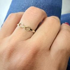 Anel Infinito Liso Folheado - Cod 756 F - Carlitos Joias, 22