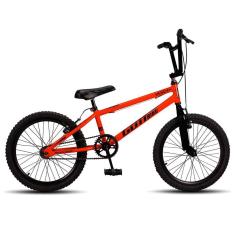 Bicicleta Infantil Aro 20 Bmx Freio V-Brake Aro Aereo Laranja e Preto Gottbike