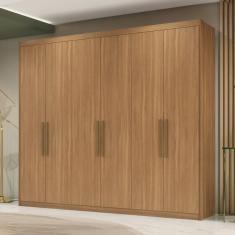 Guarda-Roupa Casal Sumatra 6 Portas Amêndola/Touch - Demóbile