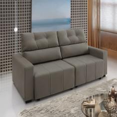 Sofá Alaska Retrátil e Reclinável 2 Lugares 230cm Marrom