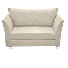Namoradeira Lisboa 02 Lugares Para Sala Salão Escritório Suede Bege