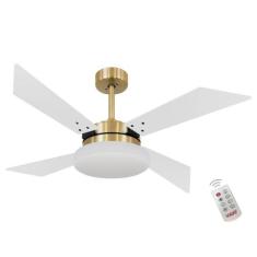 Ventilador Tecno Branco 127V e Controle Remoto - CASAH, 110V