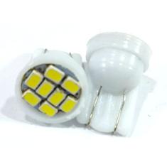 LÂMPADA PINGÃO 8 LEDS - PINGO T10 - SUPER BRANCO - PAR