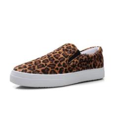 Tenis Oncinha Slip On Simples Básico Confortável-Feminino