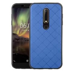 ELISORLI Compatível com Nokia 6.1 2018 capa robusta fina e fina acessórios de celular antiderrapante borracha TPU proteção para celular com aderência total para Nokia 6.1 TA-1045 feminino masculino