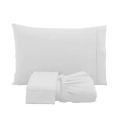 Jogo Lençol Casal Padrão Cama Box 3 Peças Percal 200 Fios Promoção - R