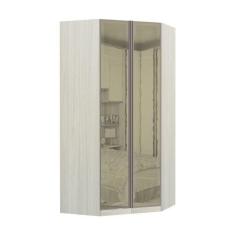 Guarda-roupa Solteiro Canto Closet 2 Portas Legno Crema - LUCIANE