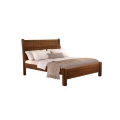 Cama casal 185 com detalhe na cabeceira e pés reforçados - VALVERDE, N