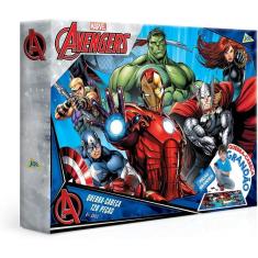 Quebra Cabeça 120 Peças Grandão Vingadores Jak 2752