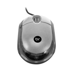 Mouse Bright Espanha com fio USB Prata 107