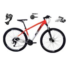 Bicicleta Aro 29 Ksw Xlt 27v K7 Câmbios Shimano Altus Freios a Disco Hidráulicos Suspensão com Trava-Unissex