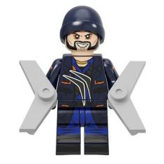 Boneco Blocos De Montar Esquadrão Suicida Capitão Bumerangue