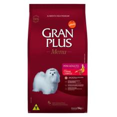 Ração Gran Plus Menu Cães Adultos Mini Carne e Arroz, 15kg