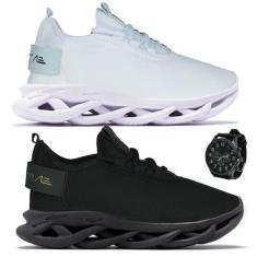 Kit 2 Tênis Masculino Academia Caminhada Corrida Adaption Limited + Re