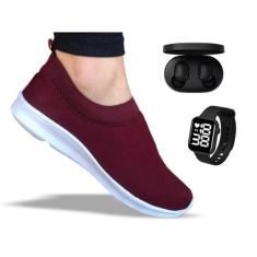 Tênis Meia Comfort Casual Macio Leve Calce Fácil Ortopédico Novo + Rel