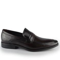 Sapato Social Democrata Masculino Vega 955202, 39, Café