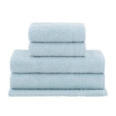 Jogo Toalha de Banho 5 Peças Botanique Extra Soft Buddemeyer, Verde Ág