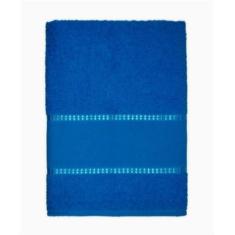 Toalha de Banho Barra Para Bordar Ponto Cruz Grande Macia 100% Algodão