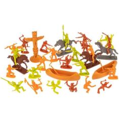 Miniatura Colecionável Forte Apache índios Playset - Gulliver