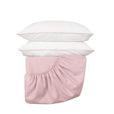 Jogo Lençol King Size 3 pçs Box 200 Fios Toque Aveludado - Casa Paulin