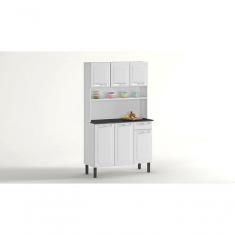 Armário De Cozinha 6 Portas 1 Gaveta Rose - Itatiaia