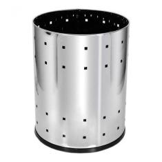 Lixeira Aço Inox Telada 13 Litros Para Casa Ou Escritório