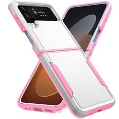 SORAKA Capa para Samsung Galaxy Z Flip4 Capa rígida de PC Capa macia de TPU para para-choques Capa robusta de ajuste fino Capa Samsung Galaxy Z Flip4