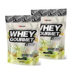 Kit 2X Whey Protein Gourmet 907g Refil - FN Forbis Nutrition, Único, T