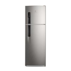 Geladeira Electrolux Duplex Frost Free Inverter 380L Autosense Controle Digital IF41S Inox 110V
